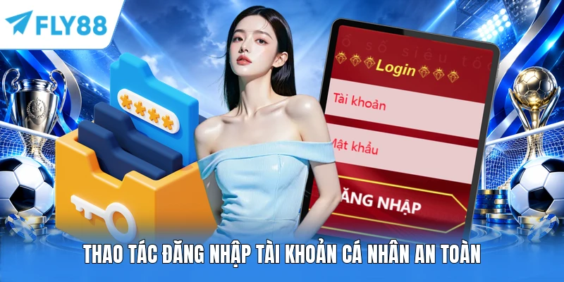 Thao tác đăng nhập tài khoản FLY88 an toàn